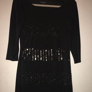 Great dress.  Contemporary style.  A little glitz